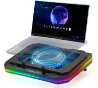 Fast cooling mat for Acer Predator laptop from 16 to 18 inches, powerful Turbofan cooling stand (3500 rpm), continuously variable speed, touch control, display