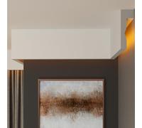 FAST DECOR LED Cornice Coving for Ceilings, Premium Extruded Polystyrene Ceiling Moulding Trim, Lightweight and Paintable Decorative Coving, Durable LED Lighting Coving (CLP01, 2M (1 Length))