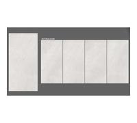 FAST DECOR Porcelain Tile 600x1200mm, Ceramic Wall Tiles, Polished Wall & Floor Slab for Bathroom & Living Room, Kitchen - Water Resistant, Easy to Clean (32 Boxes / 1 Pallet (64 Tiles - 46.08 m²))