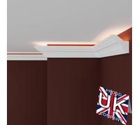 FAST DECOR Premium 20cm Sample Product Coving for Ceilings Polystyrene, !Variation Available! Coving for Ceilings, Cornice Coving, Polystyrene Coving for Ceiling Moulding Lightweight
