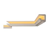 FAST DECOR Premium LED Coving Cornice - Lightweight XPS Ceiling Moulding - Indirect LED Strip Lighting Ready - Paintable & Easy to Install, XPS (CLF18, 20m (10 Length))