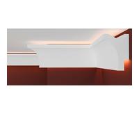 FAST DECOR Premium Led Coving for Ceilings Xps, 20cm Corner Product !Variation Available! Led Coving for Ceilings, Cornice Led Coving, Xps Led Coving for Ceiling Moulding Lightweight