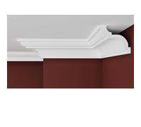 FAST DECOR XPS Ceiling Cornice Coving, Premium XPS Moulding Trim, Lightweight and Paintable Decorative Coving for Ceilings, Durable Cornice for Modern Home Décor (CM02, 16 Meters (8 Length))