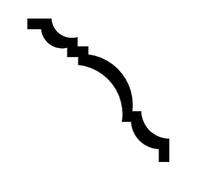 FAST DECOR XPS Ceiling Cornice Coving, Premium XPS Moulding Trim, Lightweight and Paintable Decorative Coving for Ceilings, Durable Cornice for Modern Home Décor (CM22, 10 Meters (5 Length))