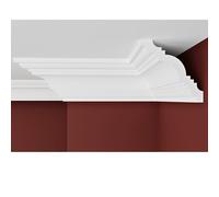 FAST DECOR XPS Ceiling Cornice Coving, Premium XPS Moulding Trim, Lightweight and Paintable Decorative Coving for Ceilings, Durable Cornice for Modern Home Décor (CM12, 16 Meters (8 Length))