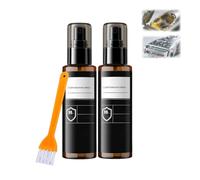 Fast Deep Cleaning Spray for Razors, Universal Efficient Electric Razor Cleaner Spray with Brush, Fast Drying formuIa for Blade Care, Odor Control, Rust Shield (2PCS)