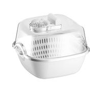 Fast Defrosting Tray for Frozen Meat Steak, Atomized Ice Thawing Defroster with Lid, with Drainage Net, Thawing Plate, Kitchen Mat for Home (Upgraded)