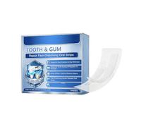 Fast-Dissolving Oral Strips for Tooth & Gum Care, Refreshing Mint Breath Strips, Sugar-Free Portable Oral Care Films, Gentle Daily Hygiene Solution for Adults (1 Box)