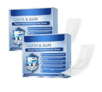Fast-Dissolving Oral Strips for Tooth & Gum Care, Refreshing Mint Breath Strips, Sugar-Free Portable Oral Care Films, Gentle Daily Hygiene Solution for Adults (2 Box)