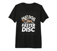 Fast Dog Faster Disc Disc Dog Frisbee Sport Premium T-Shirt