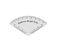 Fast Drawing Eyebrow Design Ruler, Eyebrow Drawing Guide, Microblading Mapping Tool Shaping Permanent Makeup Drawing