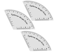 Fast Drawing Eyebrow Design Ruler,Eyebrow Ruler,Mapping Tool for Symmetrical Brows,Adjustable Brow Mapping Rulers,Microblading Eyebrows Drawing Guide Regla para Cejas Professional & Home Use (3pcs)