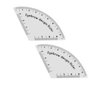 Fast Drawing Eyebrow Design Ruler,Eyebrow Ruler,Mapping Tool for Symmetrical Brows,Adjustable Brow Mapping Rulers,Microblading Eyebrows Drawing Guide Regla para Cejas Professional & Home Use (2pcs)