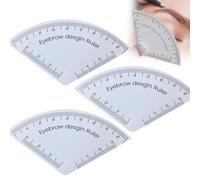 Fast Drawing Eyebrow Design Ruler Microblading Mapping Tool 5CM Mapping Tool Reuseable Eyebrows String Measure Tools(3pcs)