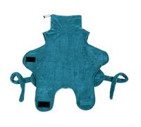 Fast Dry Dog Bath Gown Microfiber Pet Bathrobe Soft Bath Towel for Dog and Cat Shower Grooming