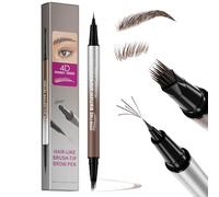 Fast Drying Anti Smudging Eyebrow Makeup Pen for Beginners Quick Application Natural Eyebrow Pencil