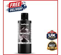 Fast-Drying Black Acrylic Primer for Airbrush 200 ml Non-Toxic for Miniatures