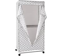 Fast Drying Clothes Airer/Dryer 2 Tiers Of Space, Cheap To Run Cover Included, Space Saving, Low Noise Motor, Folds Down Easily & Can Fit Behind Door, Perfect If Short On Space/Large Family