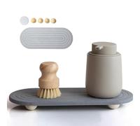 Fast Drying Counter Tray - Quick Drying Water Absorbing Counter Tray | Kitchen Sink Tray, Household Toothbrush Holders for Bathroom