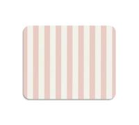 Fast Drying Dish Mat Quick Dry 50 x 40 cm | Non Slip Rubber Base, Fast Water Absorption, Bright Color Print in Living Room, Blush Stripes