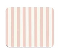 Fast Drying Dish Mat Quick Dry 60 x 50 cm | Non Slip Rubber Base, Fast Water Absorption, Bright Color Print in Living Room, Blush Stripes
