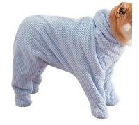 Fast Drying Dog Robe - Quick-Absorbent Towel Wrap for Small or Medium Pets, Soft Cozy Wearable Coat for Bathing, Swimming, Grooming, Shower Time, Rainy Walks, Home or Travel Use