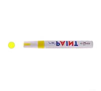 Fast Drying Oil Based Paint Pen For Car Truck Motorcycle Tyre Tire Metal For Surface Permanent Marker Waterproof White(Yellow)