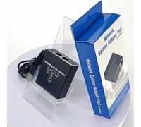 Fast Ethernet Splitter 1 to 2 Port Gigabit LAN Extender for Gaming Streaming - Compact Metal Design No Driver Needed 53mm(1 to 3)