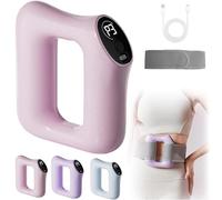 Fast Fat Burning Yoga Ring Massager, 2025 Multifunctional Full-Body Fascia Ring, Ergonomic Electric Deep Tissue Vibrations Massager for Muscle Knot Recovery & Relaxation, 3 Modes/5 Levels (Pink)