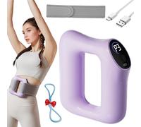 Fast Fat Burning Yoga Ring Massager,2025 Upgraded Full-Body Fascia Ring,360° Full-Body 3-in-1,5 Levels/3 Modes,Deep Tissue Vibration for Muscle Knot Recovery Relaxation (Purple)