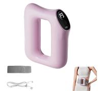 Fast Fat Burning Yoga Ring Massager, 2025 Upgraded Multifunctional Full-Body Massager Ring with Heat & Vibration, Electric Fascia Massager, 5 Levels and 3 Modes, Ergonomic,Keep Silent (Pink)