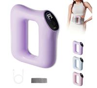 Fast Fat Burning Yoga Ring Massager, Adjustable Massage Multifunctional Full-Body Fascia Ring,8-Speed Variable Frequency, Fat Burning and Body Shaping,Slimming Belt (Purple)