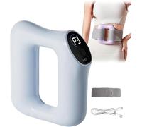 Fast Fat Burning Yoga Ring Massager, Electric Fascia Massager Rings, Full-Body Fascia Ring, Ergonomic Full Body Massage Rings with Hands-Free Strap, Portable for Back, Neck, Legs (Blue)
