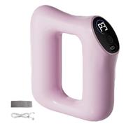 Fast Fat Burning Yoga Ring Massager, Multifunctional Electric Full-Body Fascia Massager Ring, Fascia Blaster for Muscle Knot Recovery & Relaxation, Keep Silent, 5 Levels and 3 Modes (Pink)