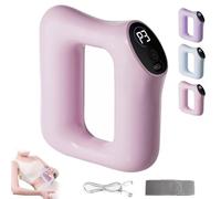 Fast Fat Burning Yoga Ring Massager, Multifunctional Full-Body Fascia Ring, 3 Modes & 5 Intensity Levels, Ergonomic Electric Fascia Massager for Belly, Legs & Muscle Relaxation (Pink)