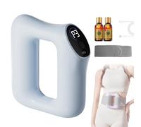 Fast Fat Burning Yoga Ring Massager, Multifunctional Full-Body Fascia Ring, 5 Speeds & 3 Modes Fascia Massage Tool, Full Body Muscle Massage Tool for Belly Arm Leg Waist Neck (Blue)