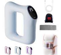 Fast Fat Burning Yoga Ring Massager, Multifunctional Full-Body Fascia Ring, Ergonomic Electric Fascia Blaster, Adjustable 3 Mode / 5 Level of Intensity Massage for Muscle Recovery & Relax (Blue)