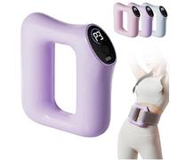 Fast Fat Burning Yoga Ring Massager, Multifunctional Full-Body Fascia Ring Massager with Deep Tissue Vibration, High-Frequency Slimming & Recovery, Quiet 45db Rechargeable Design (Purple)