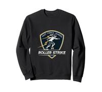 Fast Fierce Fearless Roller Derby Racer Design Sweatshirt