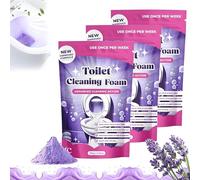 Fast FizzClean Toilet Bowl Cleaners Foam, Highly Effective, Quickly Breaks Down Stubborn Stains, Contact-Free Toilet Bowl Cleaners(3 pcs)