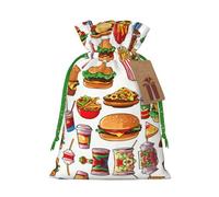 Fast Food Christmas Bags Friend Party Presents Happy Halloween Birthdays Gift Weddings Snacks Hamper