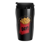 Fast Food French Fry-Weekend Coffee Mug Double Wall Travel Tumbler with Lid Tea Cup for Hot/Ice Drinks 250ml