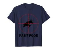 Fast Food Funny Deer Hunting Hunter Buck Men Women Wife Teen T-Shirt