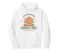 Fast Food Heaven (Funny Burger Graphic) Pullover Hoodie