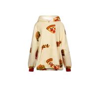 Fast Food Oversized Blanket Sherpa Fleece Hoodie with pocket, Super Soft Warm Wearable Unisex