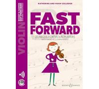 Fast Forward - 21 pieces for violin players with piano accompaniment - Violin Sheet music with Audio Download - Easy String Music Series - BH 13544