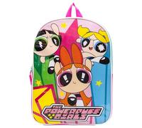 Fast Forward Backpack for Kids 15” | Bookbag for Boys and Girls| Padded Straps & Large Zip Compartment | School Supplies, Powerpuff Girls, 15 inches, Compact, Modern