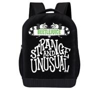 Fast Forward Beetlejuice Backpack for Boys, Girls, Adults, Men, Women, Teens | Beetlejuice Kids Backpack Toddler Backpack, Strange and Unusual, L, Backpack