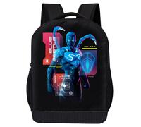 Fast Forward Blue Beetle Backpack for Kids | Blue Beetle Bookbag Featuring Tech Hero Graphic | Toddler Travel Bag, Lightweight Backpack for School | Ages 3+