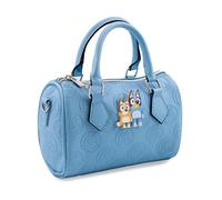 Fast Forward Bluey Mini Purse Crossbody Handbag for Women | Leather Women's Shoulder Handbag Satchel with Embossed Print | Bluey Accessories for Girls, Boys, Adults, Unisex, Bluey, Small